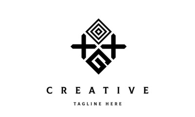 XXG square three latter logo vector