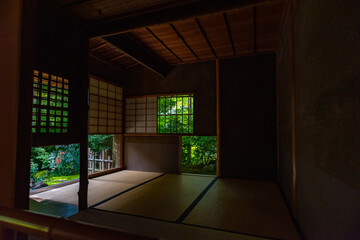 日本家屋の景色