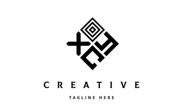 XYC square three latter logo vector