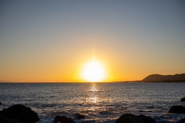 野崎島公園の夕日