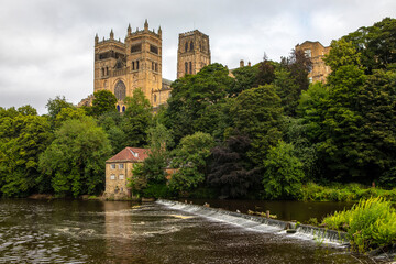 Fototapeta na wymiar Durham Cathedral in the City of Durham, UK