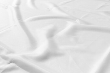 White blank lying flag mockup.