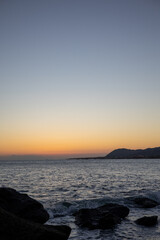 Fototapeta premium 野崎島公園の夕日