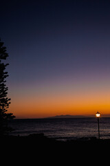 Fototapeta premium 野崎島公園の夕日