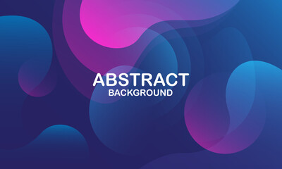 Modern abstract gradient wavy geometric background. Dynamic shapes composition. Vector illustration