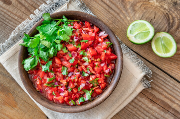 Bowl of salsa