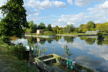 Obraz premium lake in the park