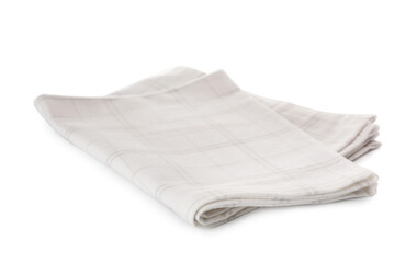 Naklejka premium New clean kitchen towel isolated on white