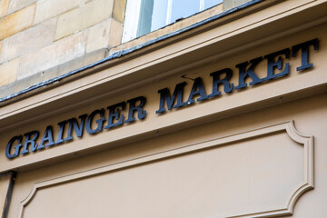 Grainger Market in Newcastle upon Tyne, UK