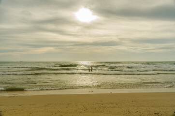 Phucket - sunset on the beach