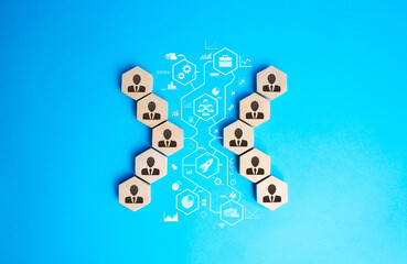 Businessmen at the meeting are negotiating a deal. Making a action plan for cooperation. Brainstorming. Business management. Project development. Building effective mutually beneficial relationships.