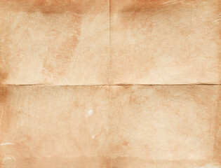 Old sheet paper folded, abstract background