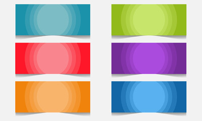Fototapeta premium Abstract banner design template and banner background