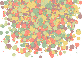 Colorful Universe Distribution Computational Generative Art background illustration