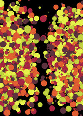 Colorful Universe Distribution Computational Generative Art background illustration