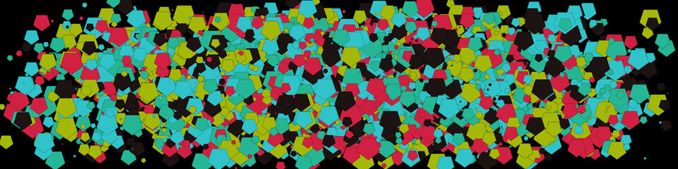 Colorful Universe Distribution Computational Generative Art background illustration