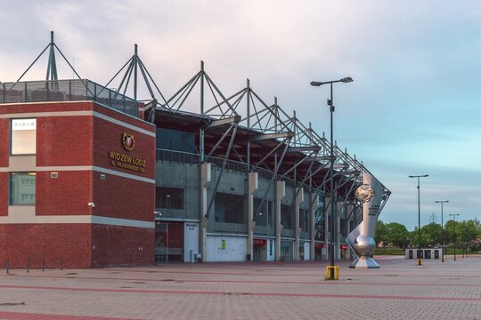 Widzew Stadium in Lodz, Poland - May 2021