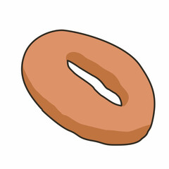 delicious donut food vector design