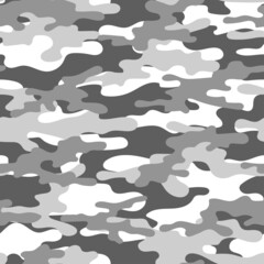 military camouflage print seamless grey vector pattern. green background .modern.