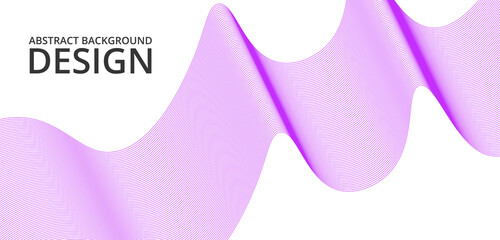 purple wave line background , template abstract background design