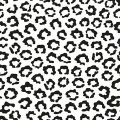 vector print leopard. seamless print of leopard skin. pattern of animal skins for clothing or print. feline family