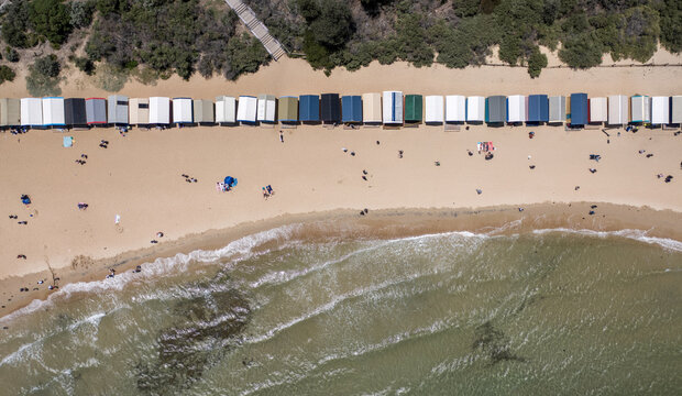 Dendy Beach In Brighton Melbourne Australia