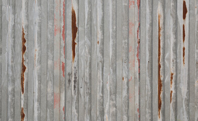 old, aged, corrugated sheet metal texture