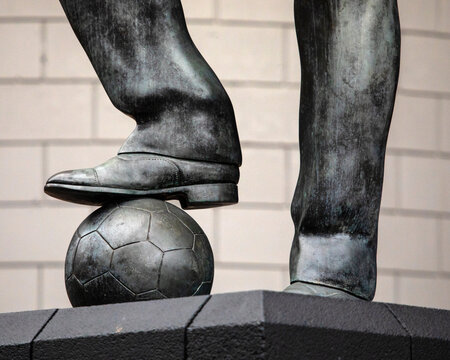 Sir Bobby Robson Statue At Newcastle United FC