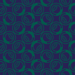 Repeated circles seamless pattern. Polka dot ornament. Modern stile geometric background. Geo motif surface. Ethnic print. Bold trendy design contemporary wallpaper. Vector artwork.