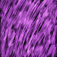 Brush purple vector doodle background with leaves. Colorful abstract illustration with leaves in doodle style.