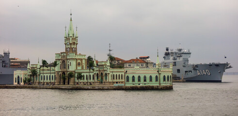 Ilha Fiscal, historic place on Guanabara bay in Rio de Janeiro, Brazil