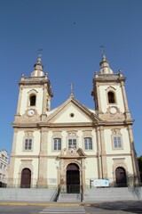Fototapeta na wymiar Ancient Church of Nossa Senhora Aparecida or Cathedral Basilica of Nossa Senhora Aparecida. Aparecida - São Paulo - Brazil