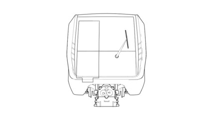 Metro railway vector illustration