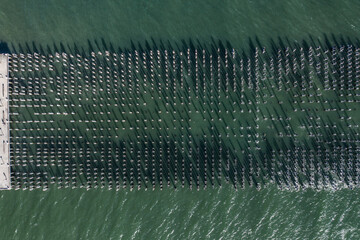 Princes Pier in Melbourne Aerial View