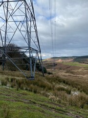 Electricity pylon in wales