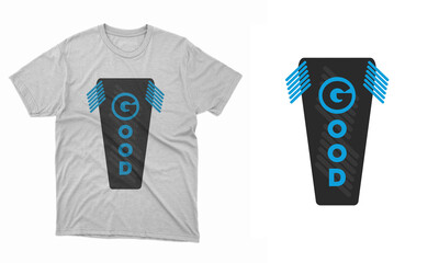 T-shirt design template layout