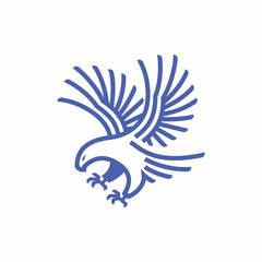Eagle Pounce Logo design 