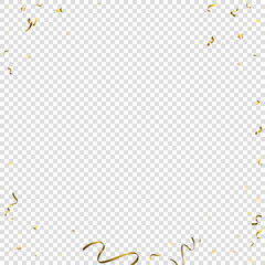 tinsel holiday Gold Foil serpentine ribbon star