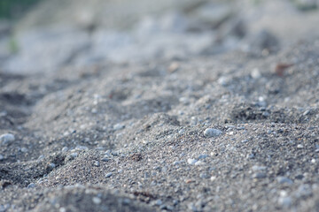 Fototapeta na wymiar small stone on the beach
