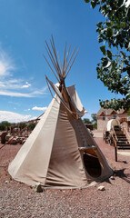Traditional wigwam of the Native Americans © Ivica Gulija/Wirestock