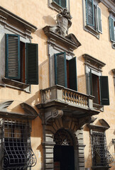 Balcony in Tuscany, Italy