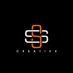 SS Letter Initial Logo Design Template Vector Illustration