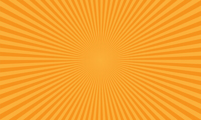 Sunburst background. Sunrays paper texture. Gold radiating rays background. Vector illustration design.