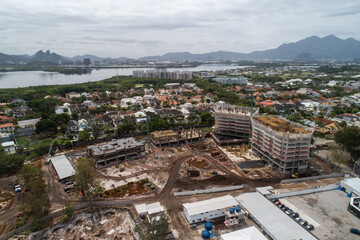 Heated Real Estate Market - Beginning of the resumption of the real estate market in the country, boosting the generation of jobs. DRONE PHOTO