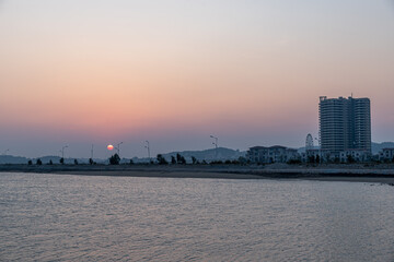 Urban architecture by the sea