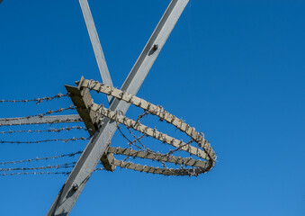 Barbed wire protection