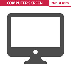 Computer Screen, Monitor, Display Icon