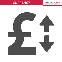 Fototapeta premium Currency - Pound Icon