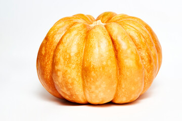 Obraz premium Pumpkin isolated on a white background with copy space