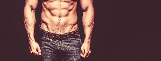 Beautiful male torso. Sexy man, naked body, nude male. Sexy body, nude man, naked male, muscled....